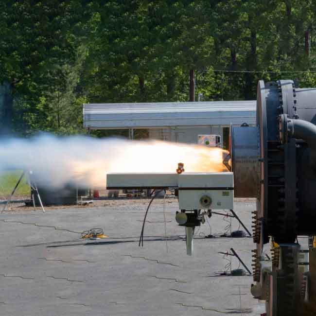 Arnold Air Force Base Missile Plume Transmittance Test